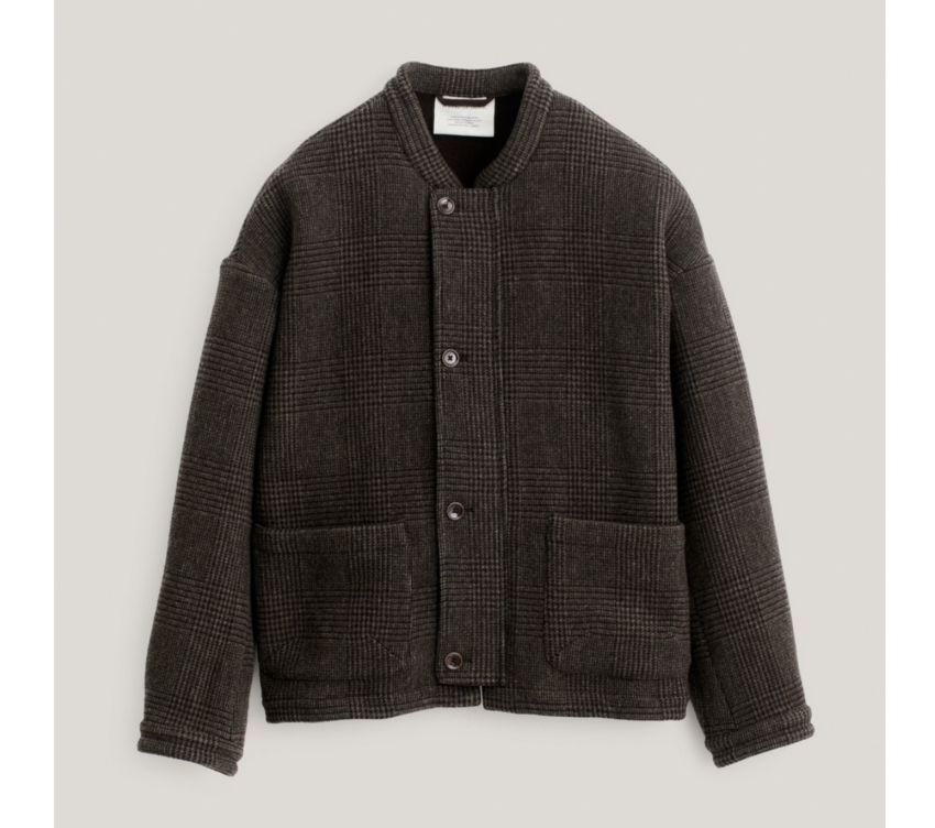 A Kind of Guise Jaspal Jacket Brown Checked Doubleface