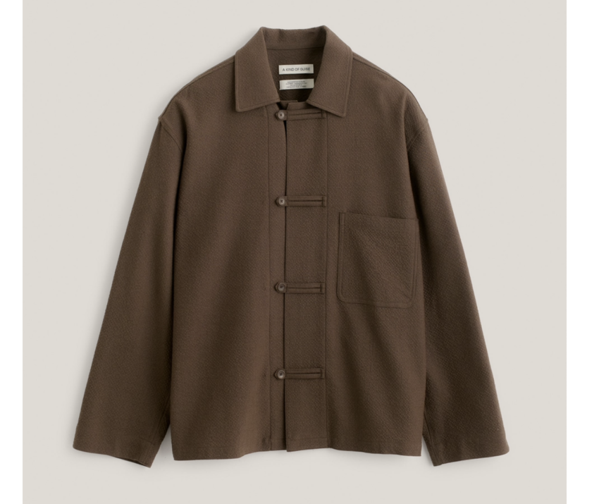 A Kind of Guise Matara Overshirt Structured Hazel