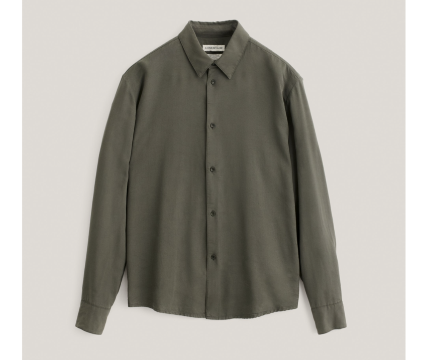 A Kind of Guise Fulvio Shirt Pine Green