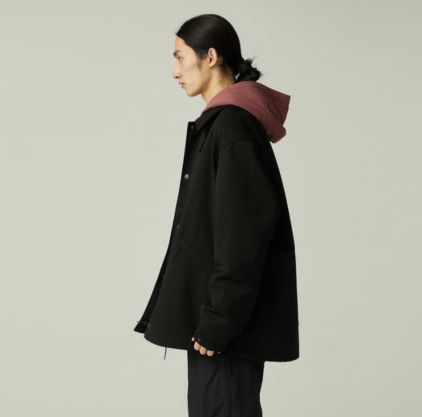 Snow Peak Hybrid Wool Coach Jacket Black