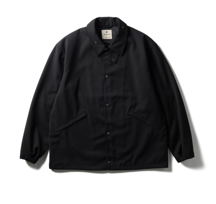 Snow Peak Hybrid Wool Coach Jacket Black