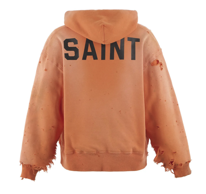 SAINT MXXXXXX SAINT Mxxxxxx × BerBerJin Double Face Hoodie Saint Orange