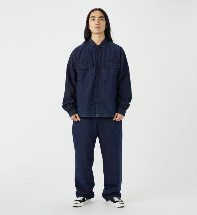 A Kind of Guise AKOG x Nanamíca Insulation Shirt Indigo