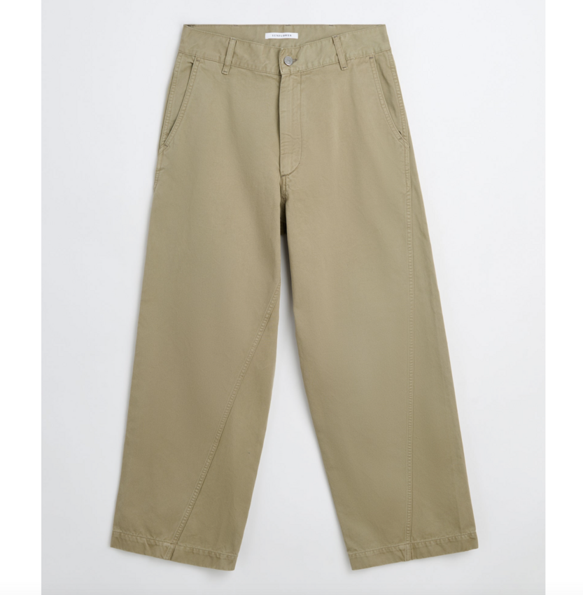 Sunflower Wide Twist Chino Khaki