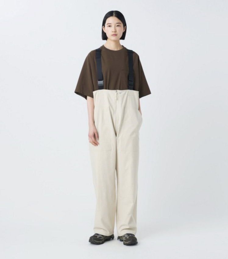 Snow Peak TAKIBI Herringbone Overall Ecru