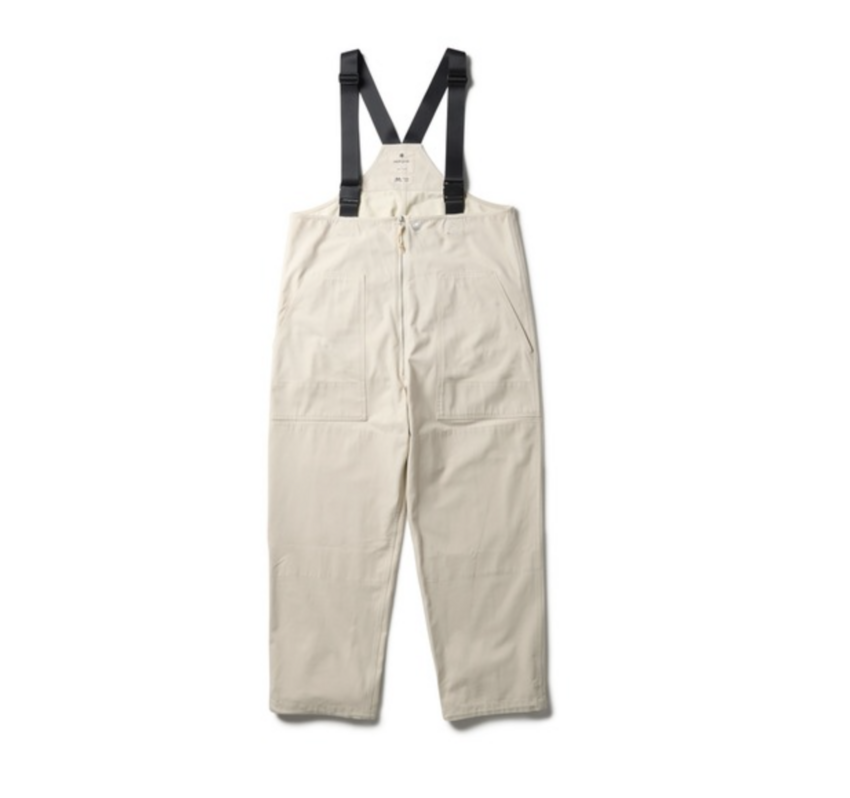 Snow Peak TAKIBI Herringbone Overall Ecru