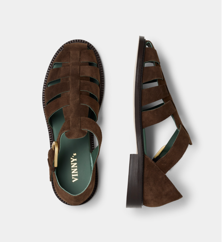 VINNY's Fisherman Sandal Brown