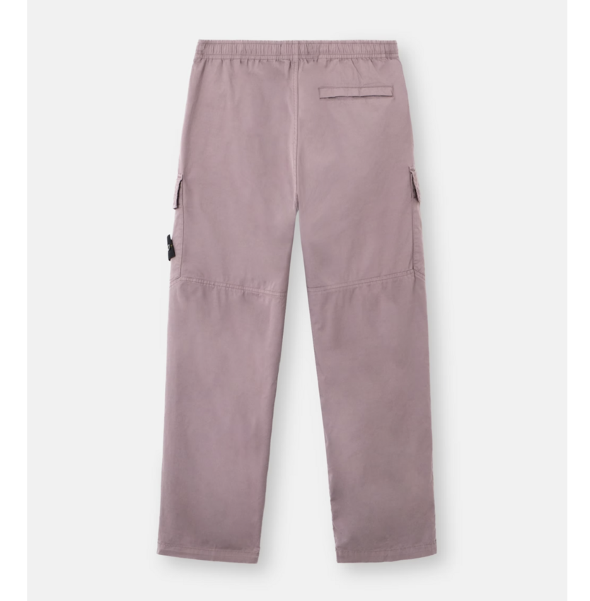 Stone Island 3100020 Stretch Organic Cotton Twill Purple Grey