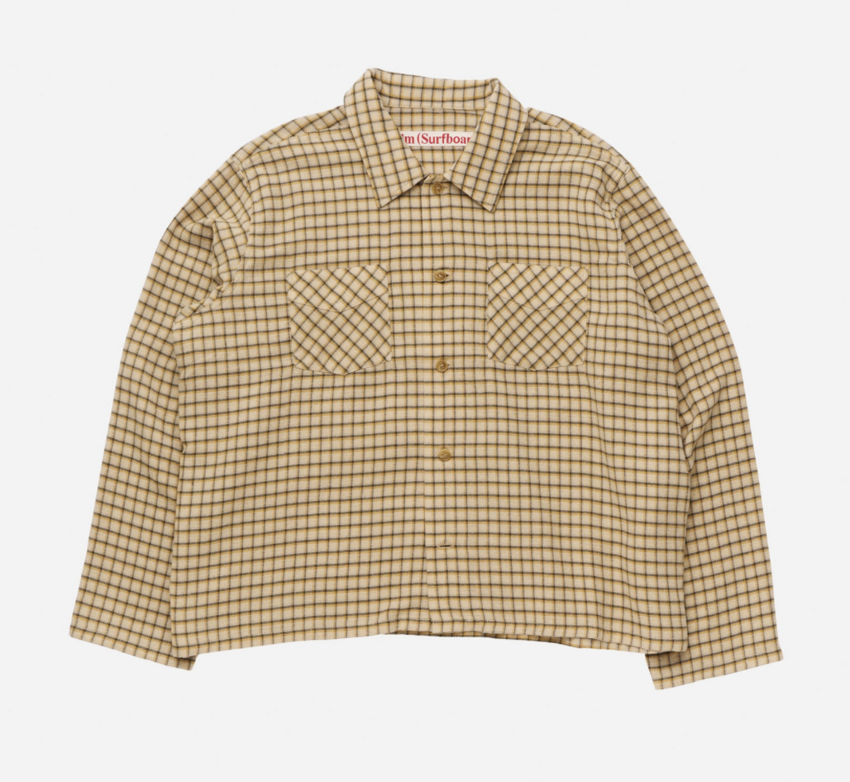 Stockholm Surfboard Club Club Overshirt Yellow Check