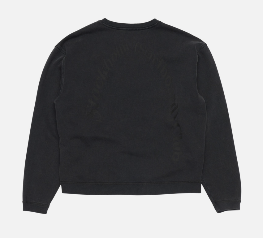 Stockholm Surfboard Club Benny Sweat Faded Black
