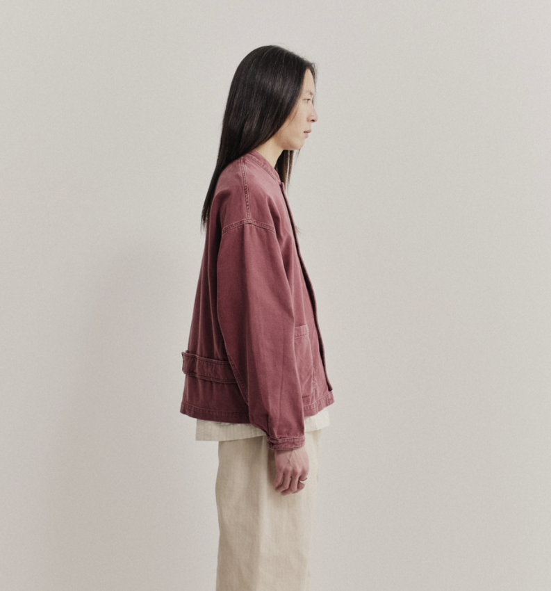 A Kind of Guise Jaspal Jacket Dried Berry Denim