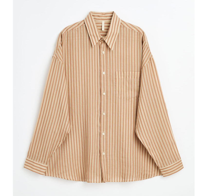 Sunflower Stable Shirt Brown Stripe