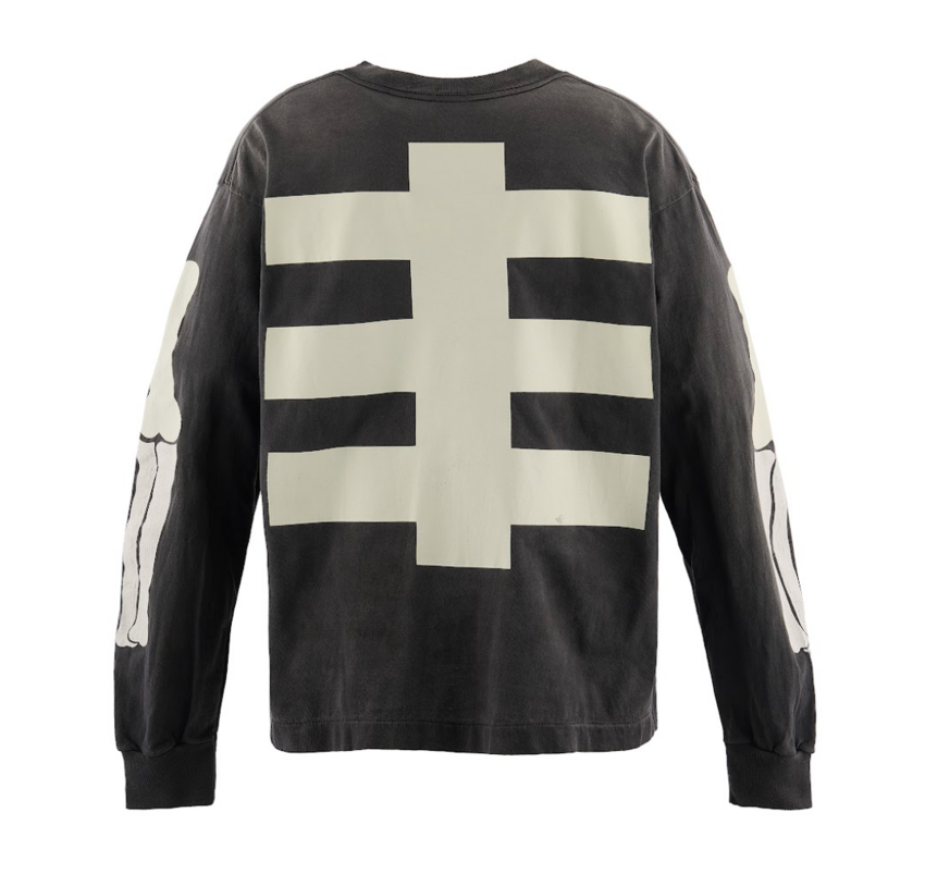 SAINT MXXXXXX BH LS T-Shirt Bone Black