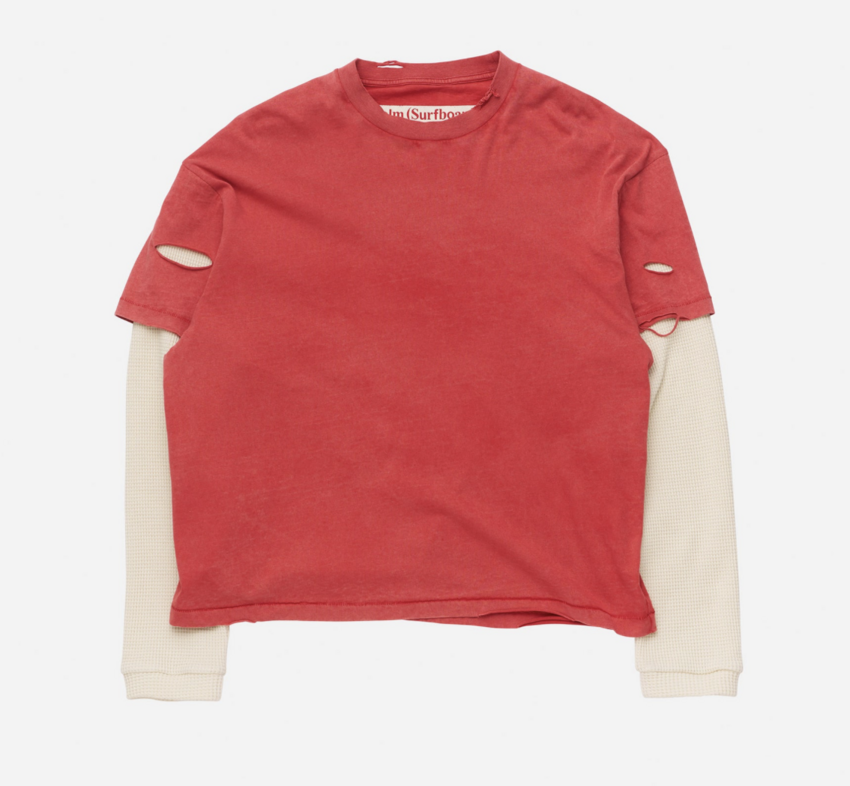 Stockholm Surfboard Club Layer Box Tee Signature Red