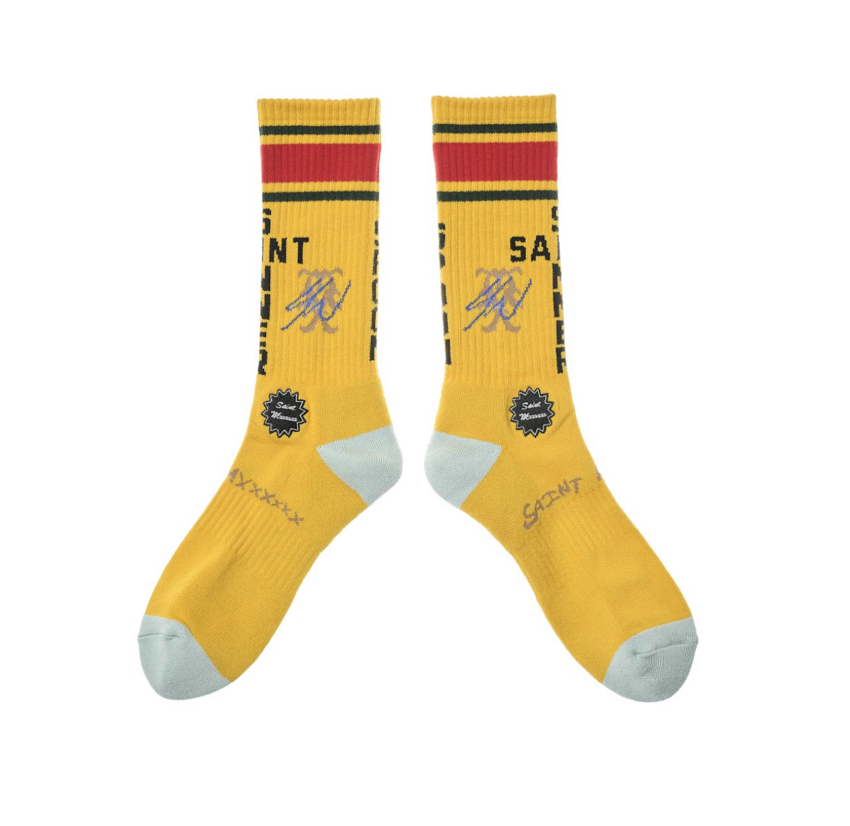 SAINT MXXXXXX Socks Saint x Sean Wotherspoon Yellow