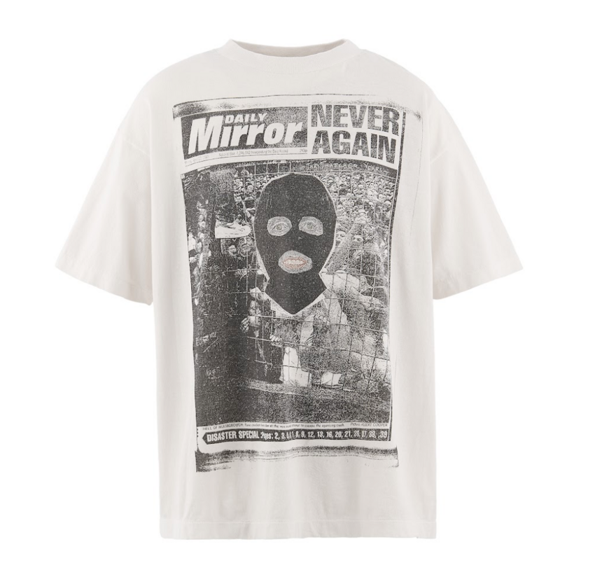 SAINT MXXXXXX SS Tee Mask Jamie Reid White