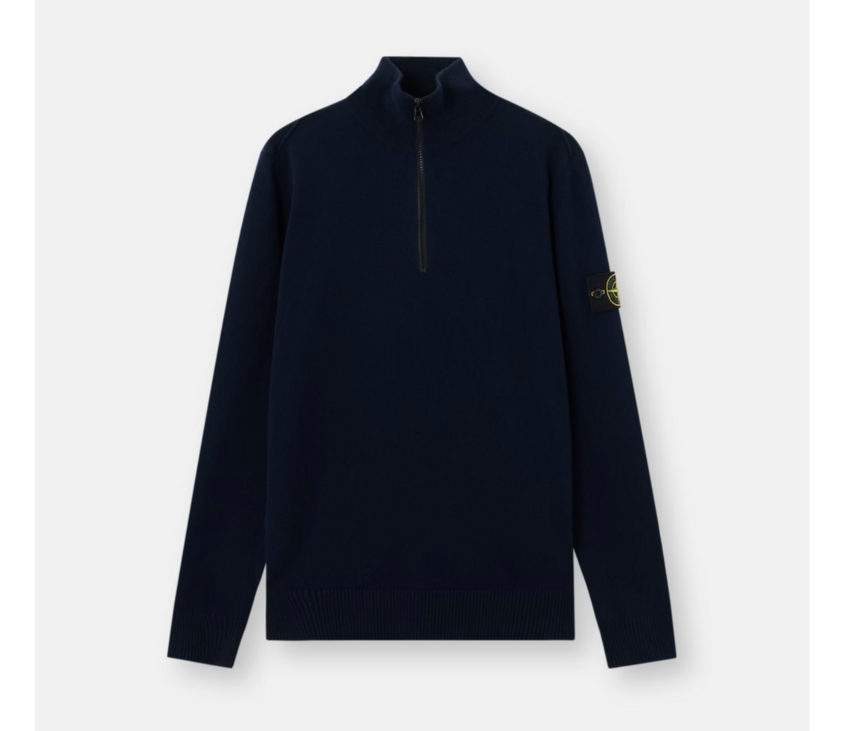 Stone Island 5100049 Organic Cotton And Nylon Navy Blue