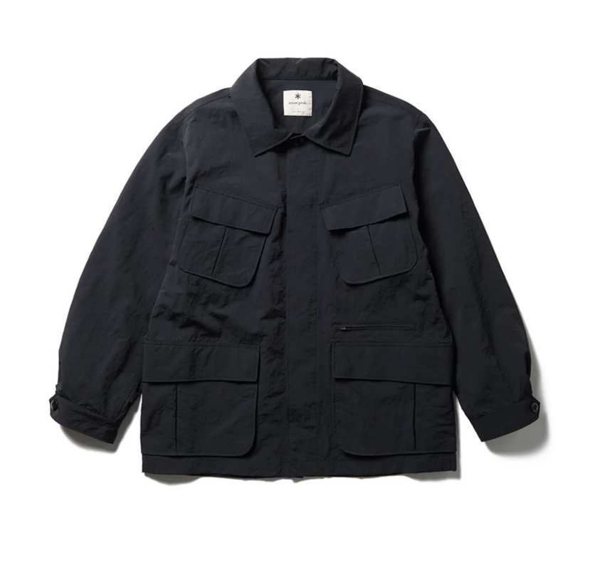 Snow Peak Nylon Washer Jacket Black