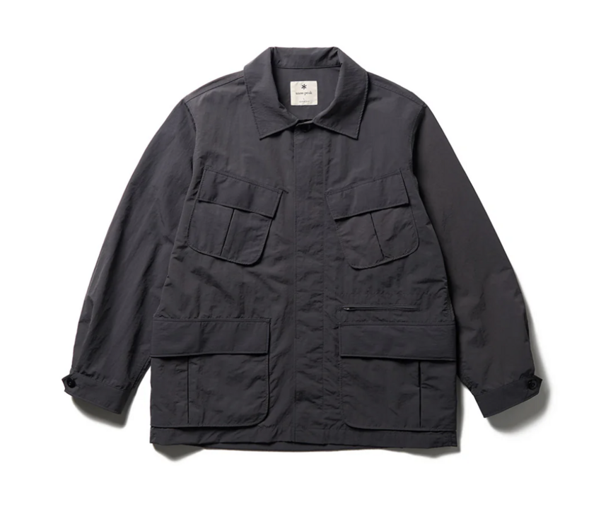 Snow Peak Nylon Washer Jacket Charcoal