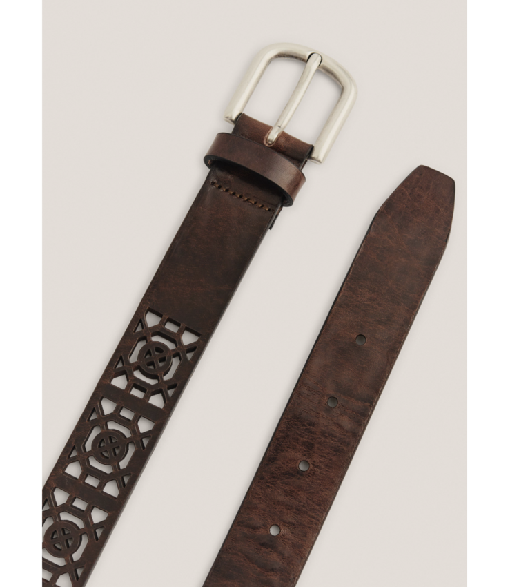 A Kind of Guise Leza Belt Mahogany