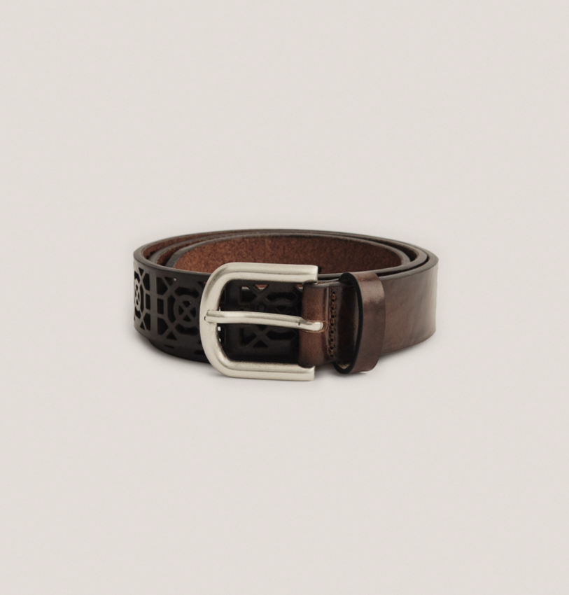 A Kind of Guise Leza Belt Mahogany
