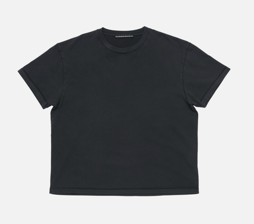 Stockholm Surfboard Club Box Logo Back Tee Black