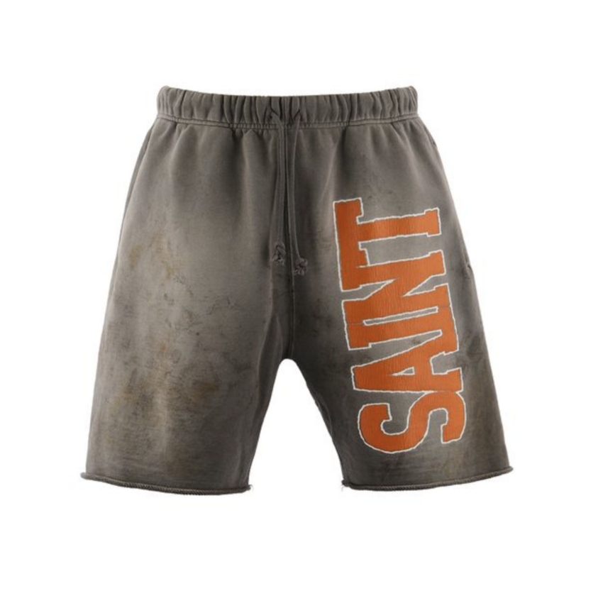【美品】Reversible Painter Sweat Shorts Sweat Shorts SAINT Charcoal - UPTOWN
