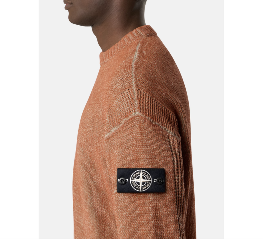 Stone Island 5100016 Crewneck Burnt Orange