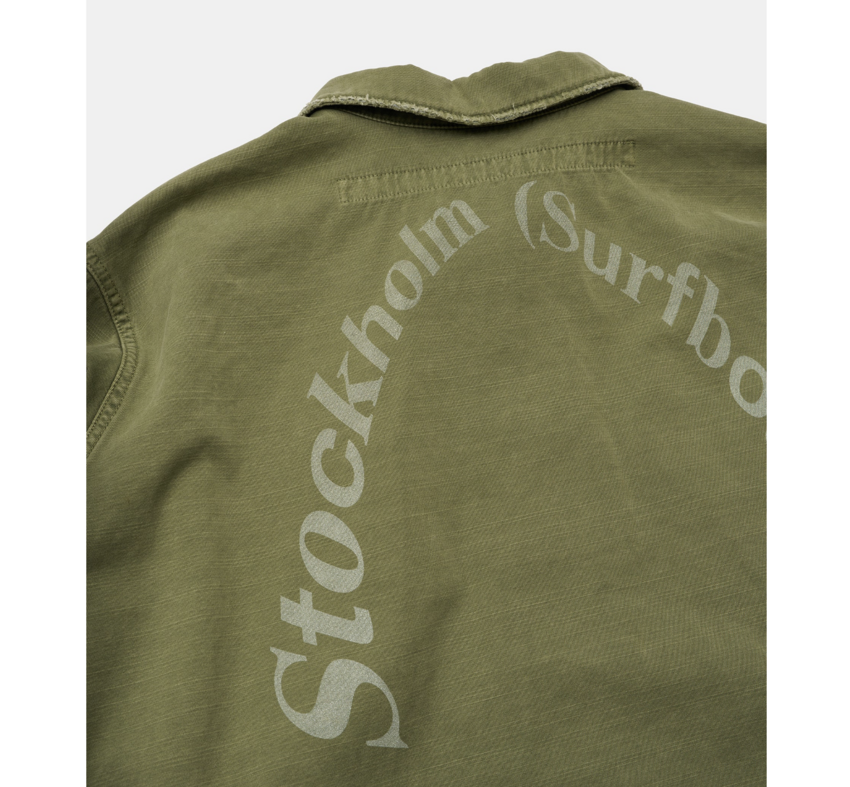 Stockholm Surfboard Club Club Overshirt  / Military Green