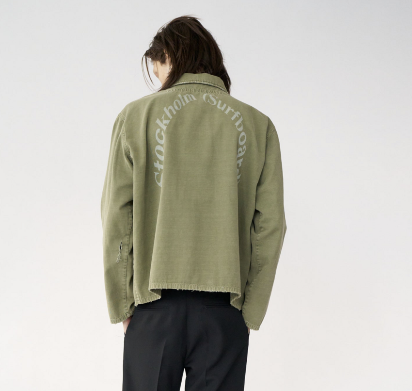 Stockholm Surfboard Club Club Overshirt  / Military Green