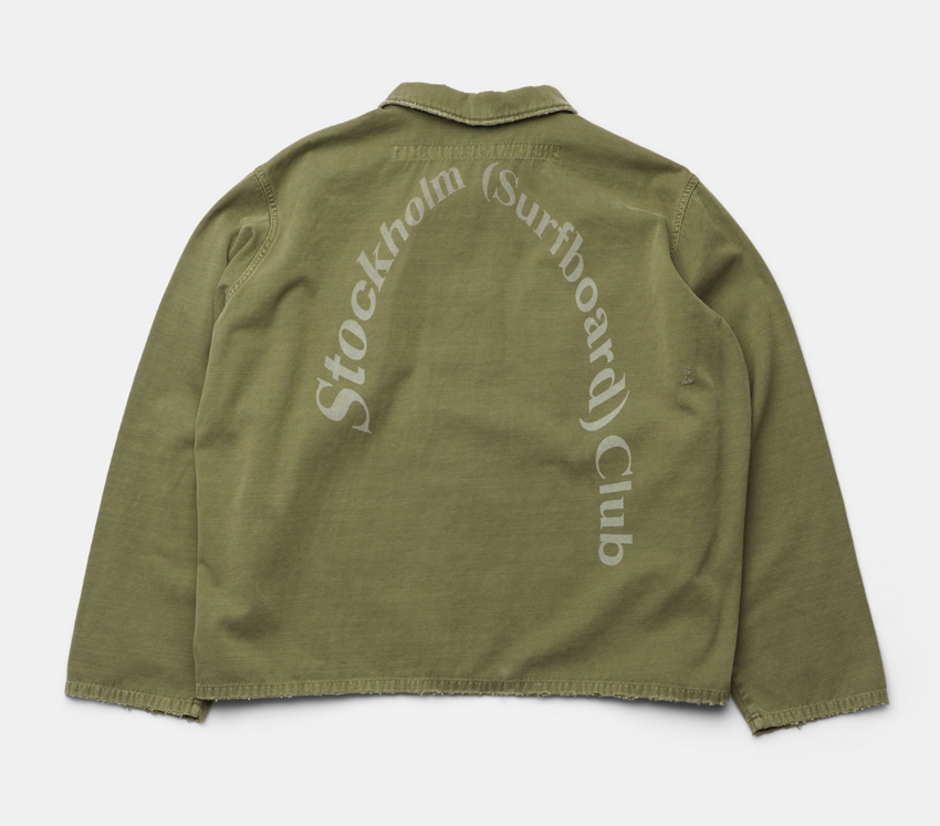 Stockholm Surfboard Club Club Overshirt  / Military Green