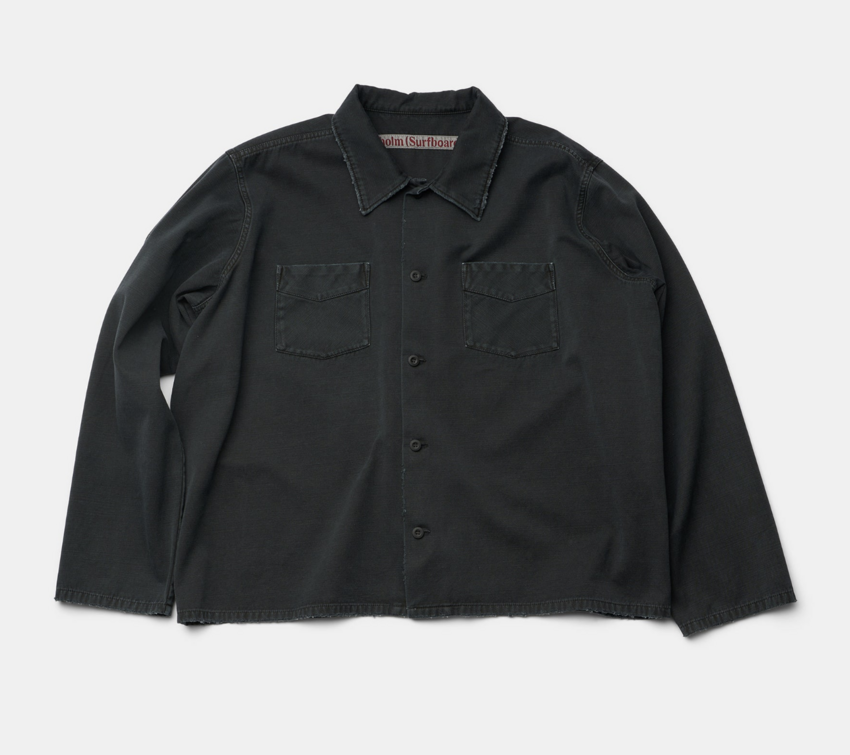 Stockholm Surfboard Club Club Overshirt / Washed Black