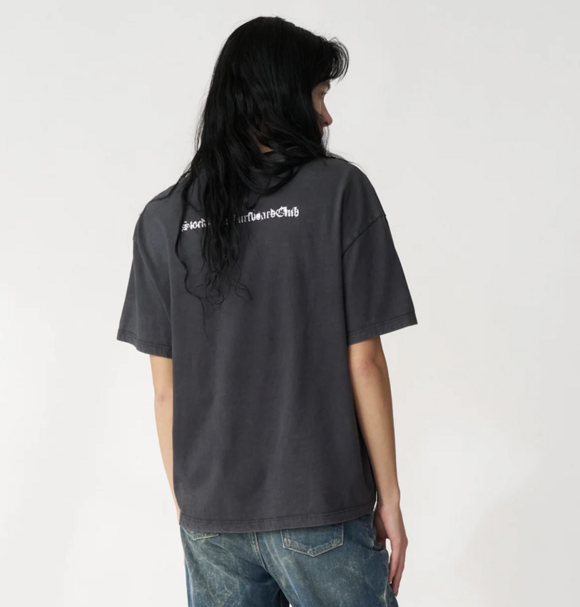 Stockholm Surfboard Club Pocket Tee Crest Black