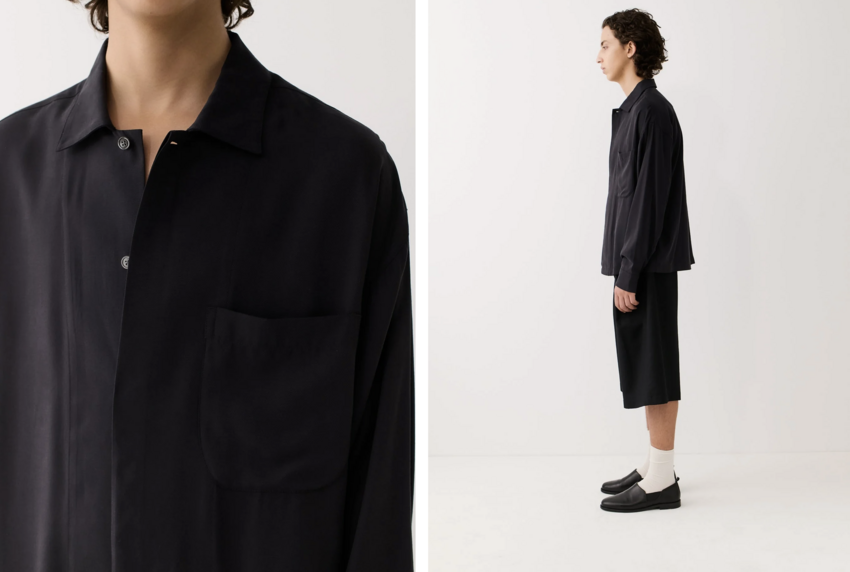 A Kind of Guise Rumba Shirt Washed Graphite