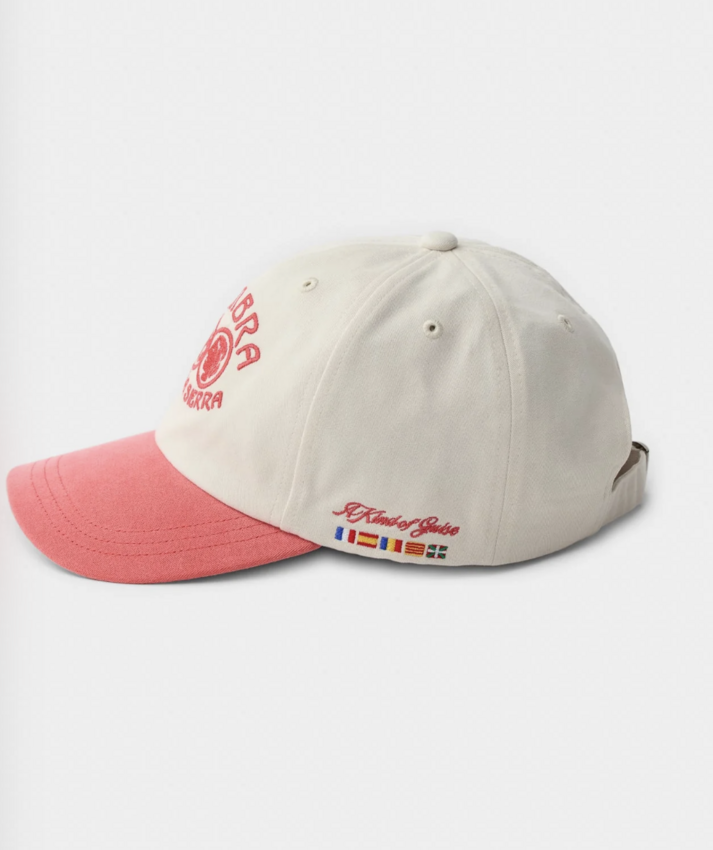 A Kind of Guise Sombra Souvenir Cap Ecru Coral