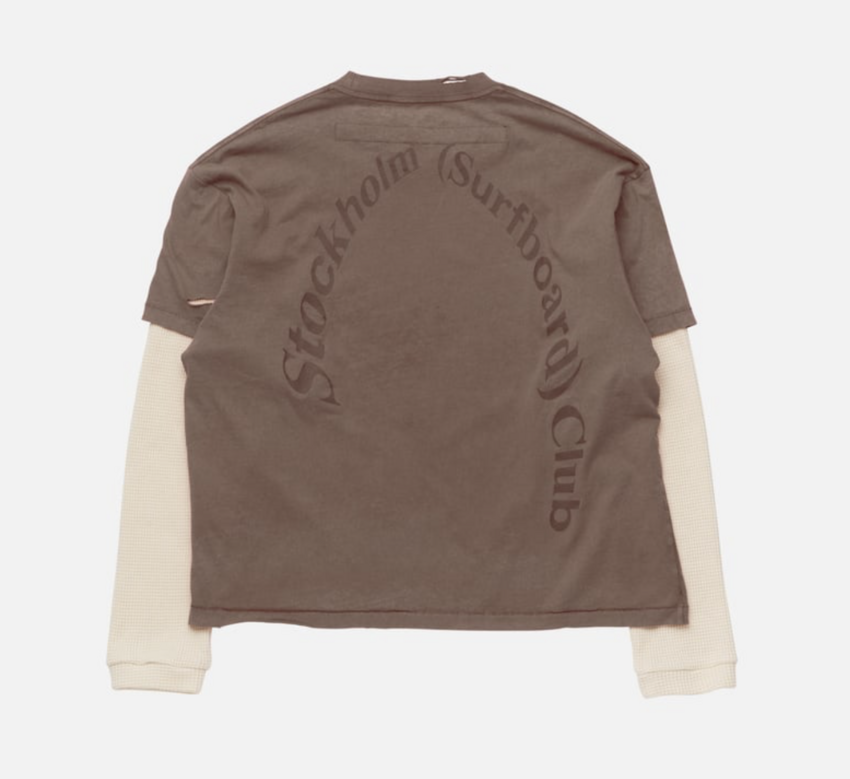 Stockholm Surfboard Club Layer Box Tee Hickory