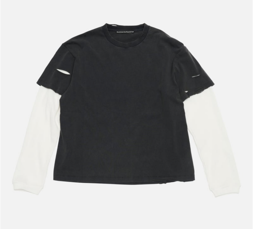 Stockholm Surfboard Club Layer Box Tee Black