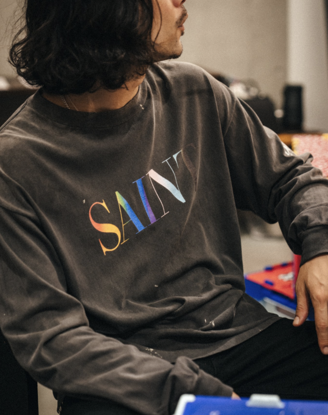 SAINT MXXXXXX LS Tee Saint Black