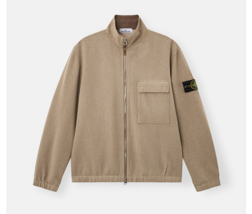 Stone Island 1200033 Overshirt Biscuit
