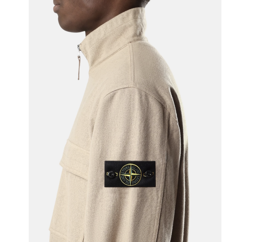 Stone Island 1200033 Overshirt Biscuit