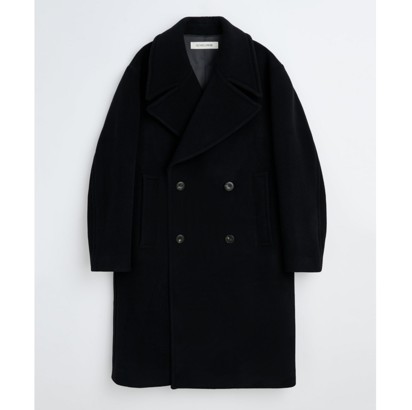Sunflower DB Overcoat Black
