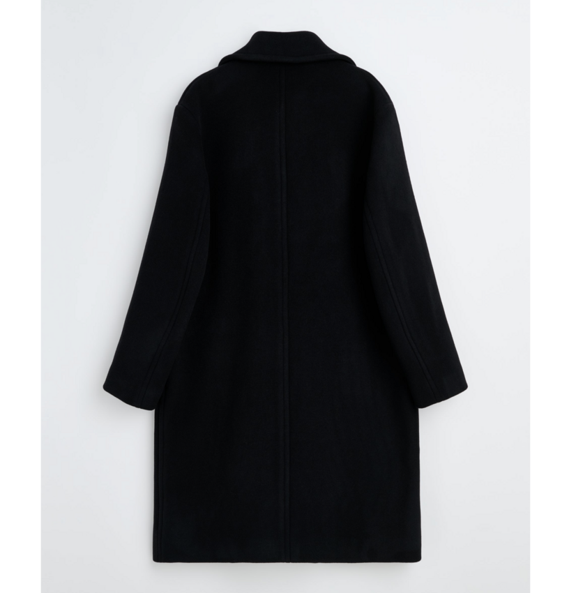 Sunflower DB Overcoat Black