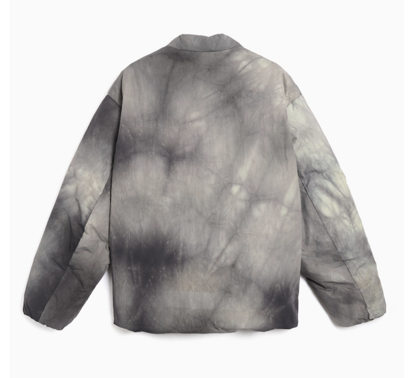 Snow Peak Shibori Dyeing Down Jacket Charcoal