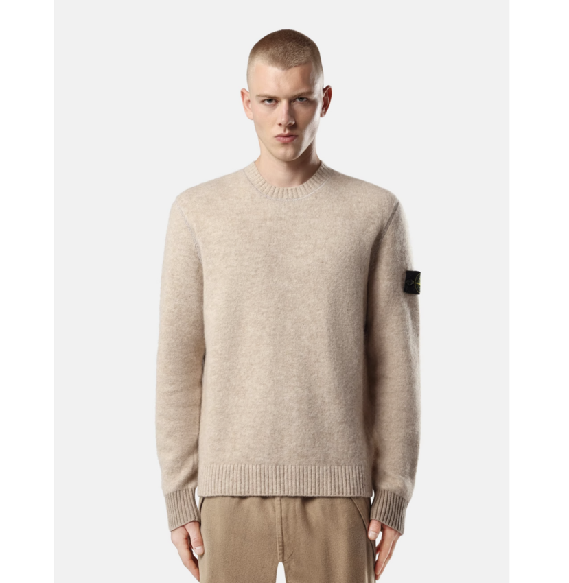 Stone Island 5100050 Crewneck Biscuit Melange