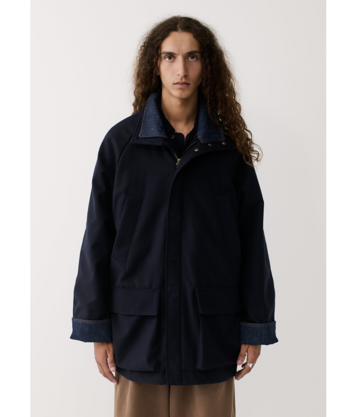 A Kind of Guise Oria Jacket Detour Navy
