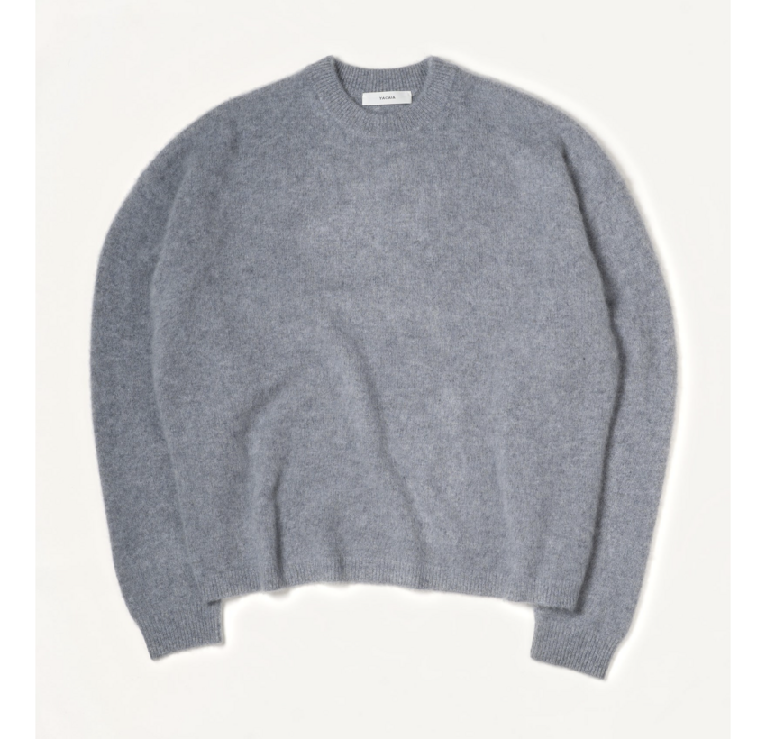 Yacaia Y0026 - Brushed Cashmere Sweater Grey