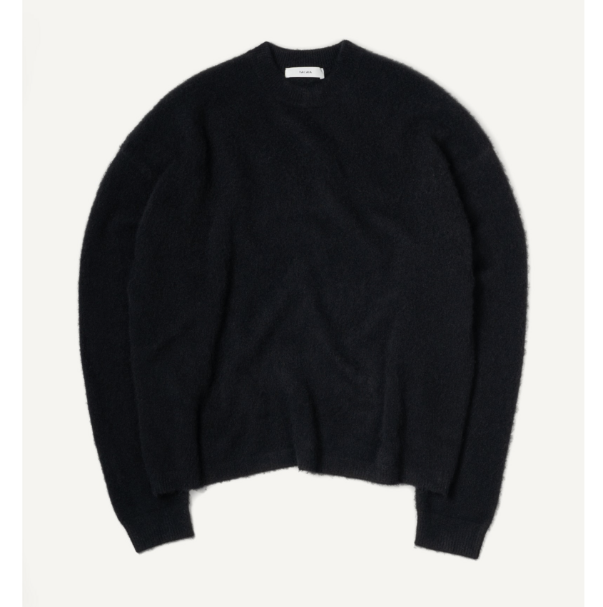 Yacaia Y0026 - Brushed Cashmere Sweater Black