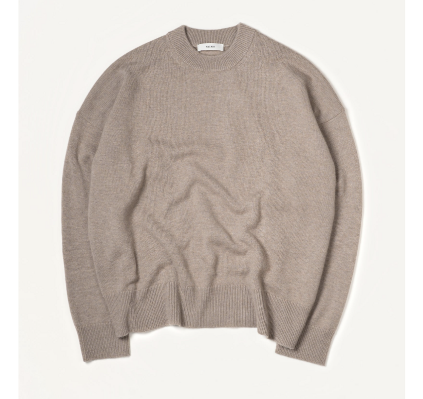 Yacaia Y0008 - Oversized Merino Cashmere Sweater Sand