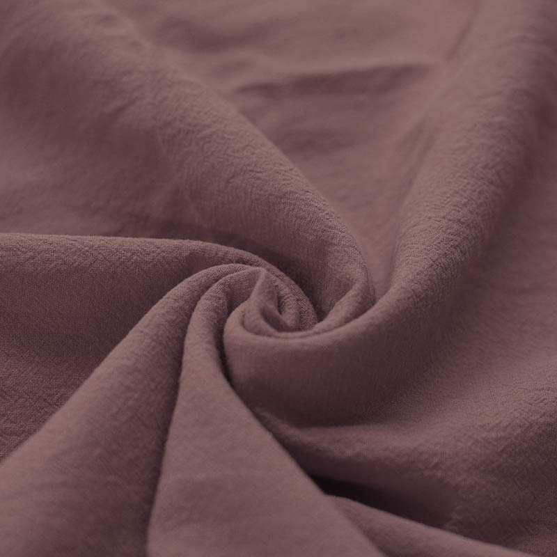 Washed Cotton Uni / Effen Oud Mauve
