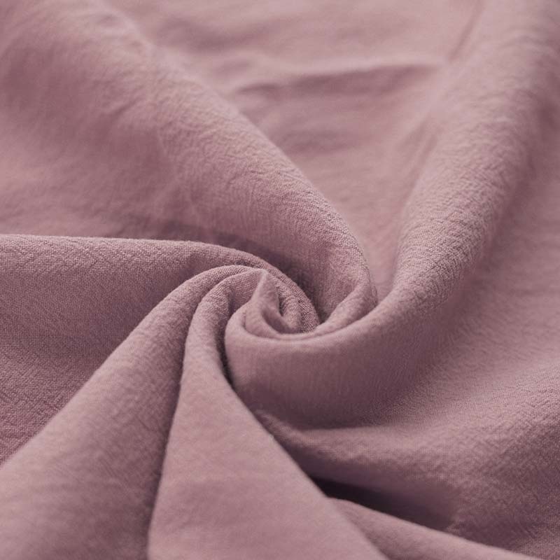 Washed Cotton Uni / Effen Oud Rose